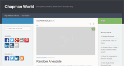 Desktop Screenshot of chapmanworld.com
