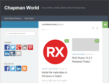 Tablet Screenshot of chapmanworld.com
